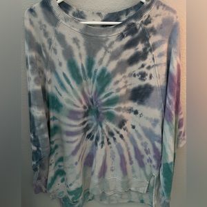 American eagle over sized tie dye sweater